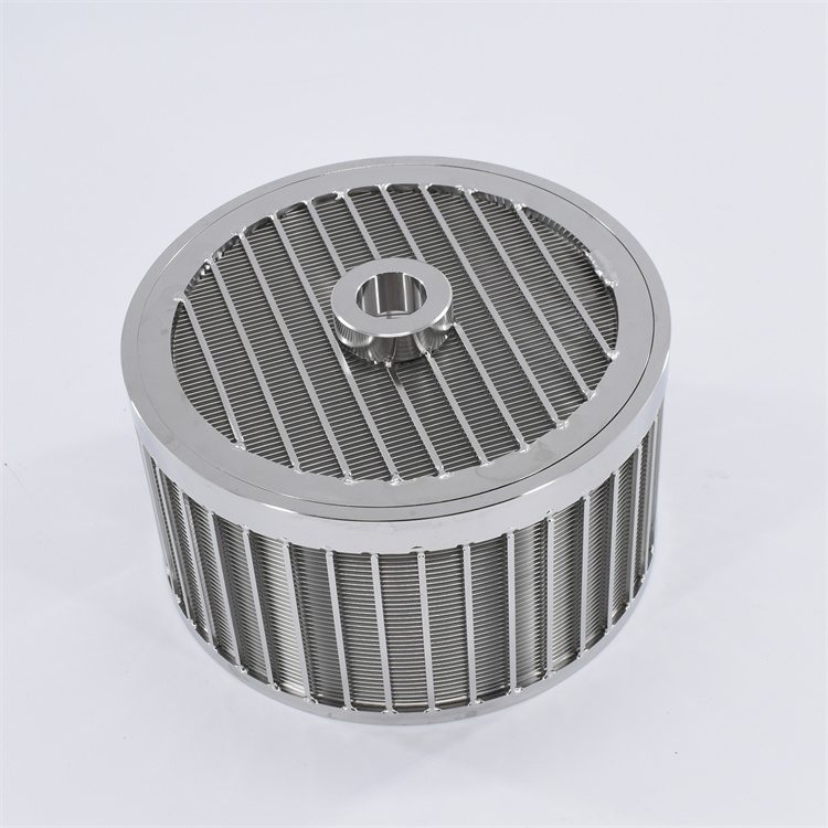 不銹鋼楔形絲篩筒 反卷帶蓋1mm 0.2mm_http://www.400800cn.cn_不銹鋼楔形絲篩網_第1張